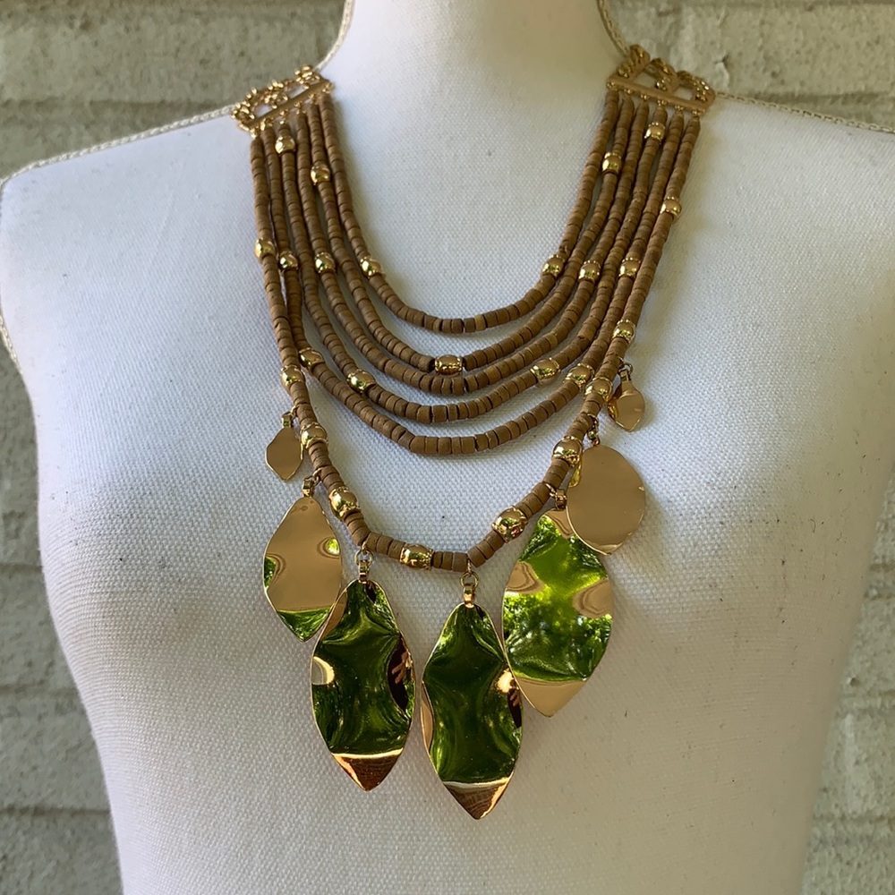 Multi-colored Seed Necklace
